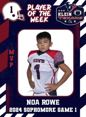 Sophomore Player of the Week