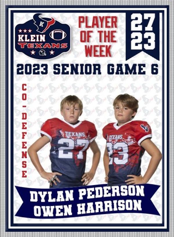 Dylan Pederson &amp; Owen Harrison